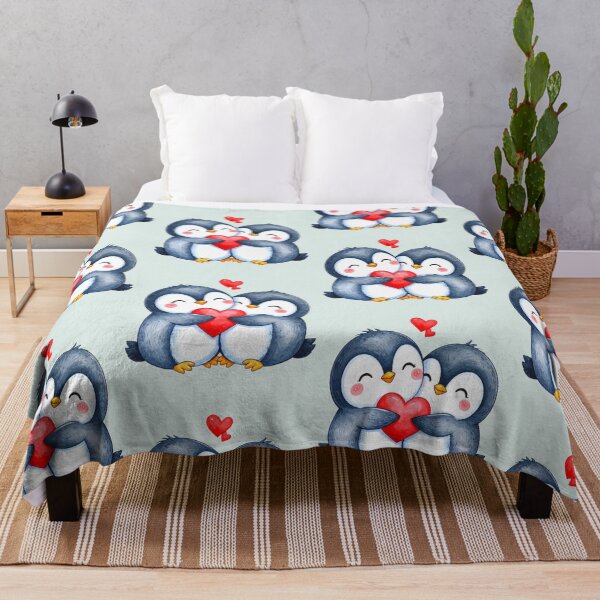 Item preview, Small heart, big love, two penguins designed and sold by LiskoDesign.