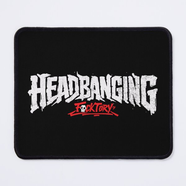 Item preview, Headbanging fucktory white graffiti designed and sold by manuvila.