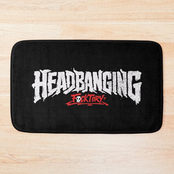 Item preview, Headbanging fucktory white graffiti designed and sold by manuvila.