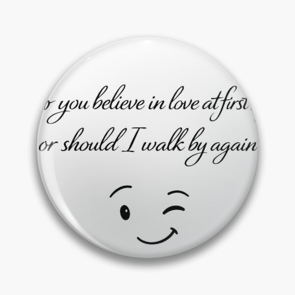 Item preview, Love at First Sight Winking Smile Funny Valentine Tee designed and sold by TeesAndKnees.