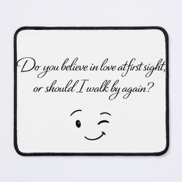 Item preview, Love at First Sight Winking Smile Funny Valentine Tee designed and sold by TeesAndKnees.