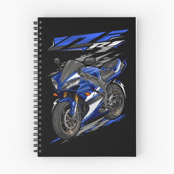 Artikelvorschau, Yamaha YZF R1 2008 (Team Yamaha Blau) für Motorradfahrer entworfen und verkauft von MotoApparelHub.