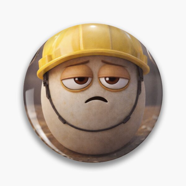 Item preview, Under Construction – Funny Construction Worker Egg 3D Humor designed and sold by ComedyInkFactor.