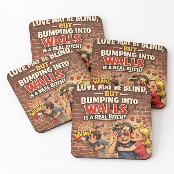 Item preview, Love May Be Blind Funny Retro Valentine's Day Tee designed and sold by TeesAndKnees.