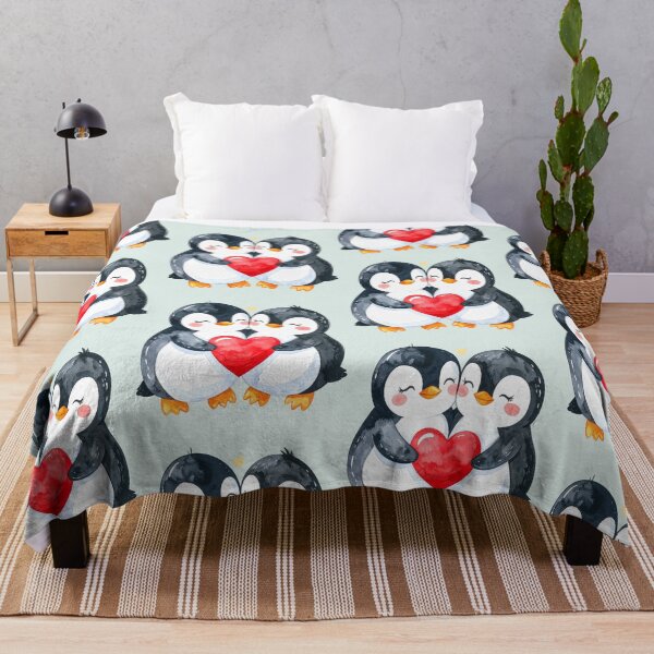 Item preview, Small heart, big love, two big penguins designed and sold by LiskoDesign.