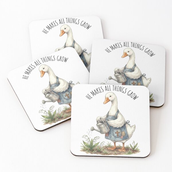 Item preview, Garden of Grace Goose Illustration Faith Inspired Wholesome designed and sold by MTJ-Mushrooms.