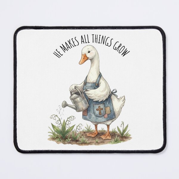 Item preview, Garden of Grace Goose Illustration Faith Inspired Wholesome designed and sold by MTJ-Mushrooms.