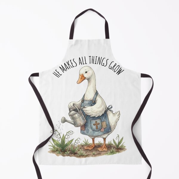 Item preview, Garden of Grace Goose Illustration Faith Inspired Wholesome designed and sold by MTJ-Mushrooms.