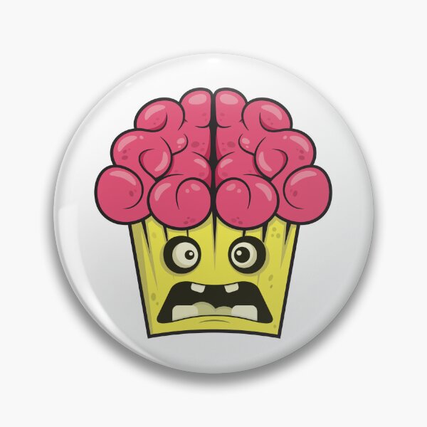 Item preview, Zombie Cupcake Brains Yellow designed and sold by Captain Creative.