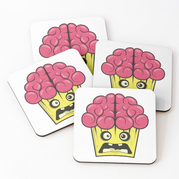 Item preview, Zombie Cupcake Brains Yellow designed and sold by Captain Creative.