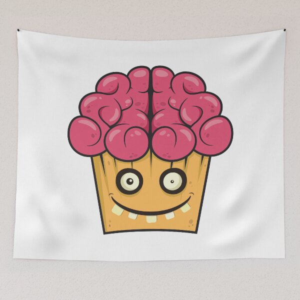 Item preview, Zombie Cupcake Brains Orange designed and sold by Captain Creative.