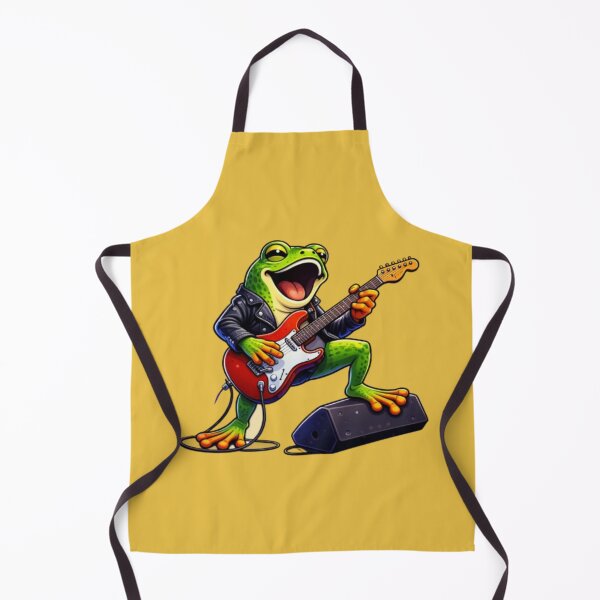 Item preview, Rock 'n' roll frog designed and sold by FroggyOnly.