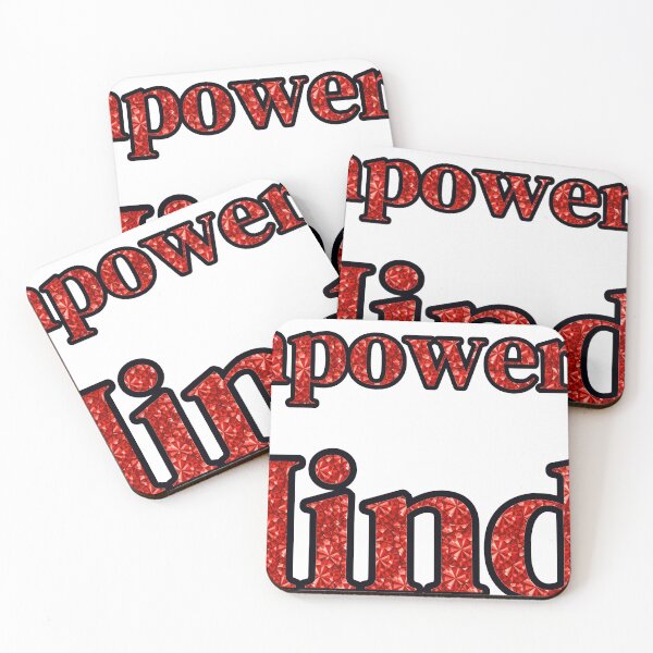 Item preview, Empowered Minds Feminism Phrase With Red Rhinestone designed and sold by TheIconSmith.