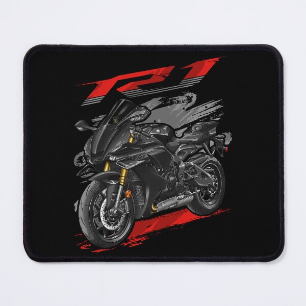 Item preview, Yamaha YZF R1 2025 (Matte Raven Black) for Motorcycle Riders designed and sold by MotoApparelHub.
