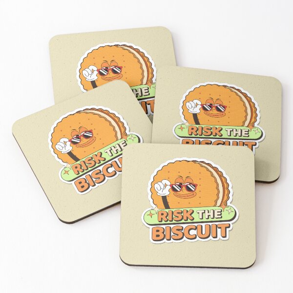 Item preview, Risk The Biscuit! A Retro Cartoon Cookie designed and sold by BelchiorCanizo.