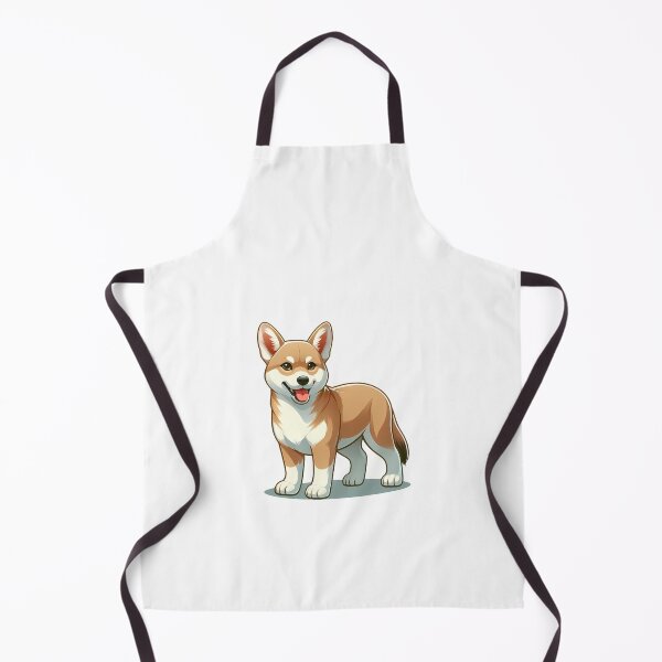 Item preview, Adorable animated corgi with a cheerful expression, standing proudly with a shiny coat. designed and sold by cave-canvas.