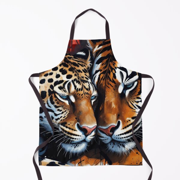 Item preview, Two Tigers Intimate Wildlife Painting designed and sold by SassyArtistry.