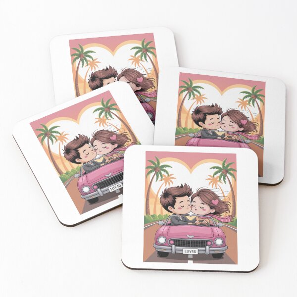Item preview,  Sunset Drive Boy Girl Kiss designed and sold by McVrax.