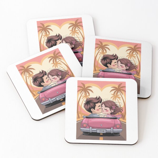 Item preview,  Sunset Drive Boy Girl Kiss designed and sold by McVrax.