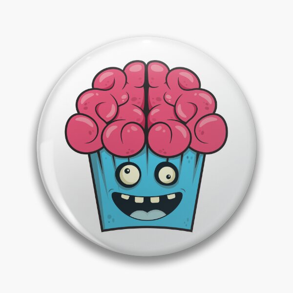Item preview, Zombie Cupcake Brains Blue designed and sold by Captain Creative.