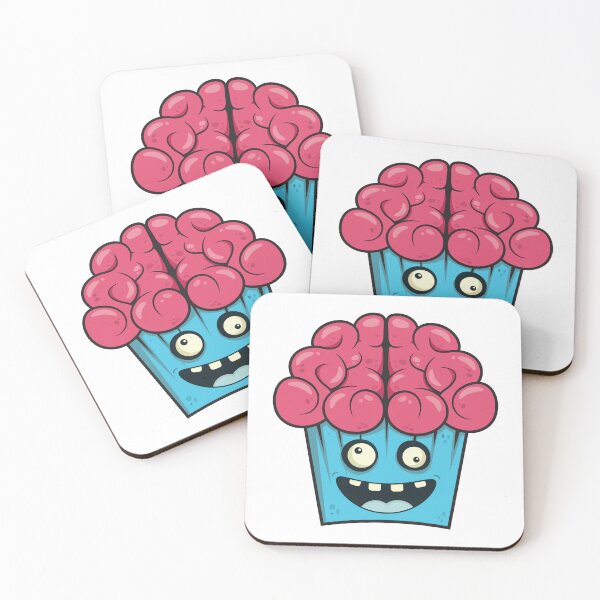 Item preview, Zombie Cupcake Brains Blue designed and sold by Captain Creative.