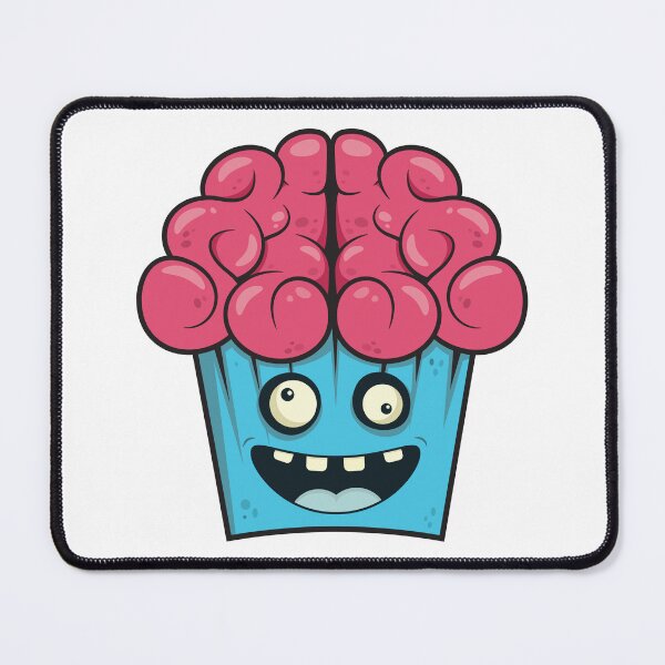 Item preview, Zombie Cupcake Brains Blue designed and sold by Captain Creative.