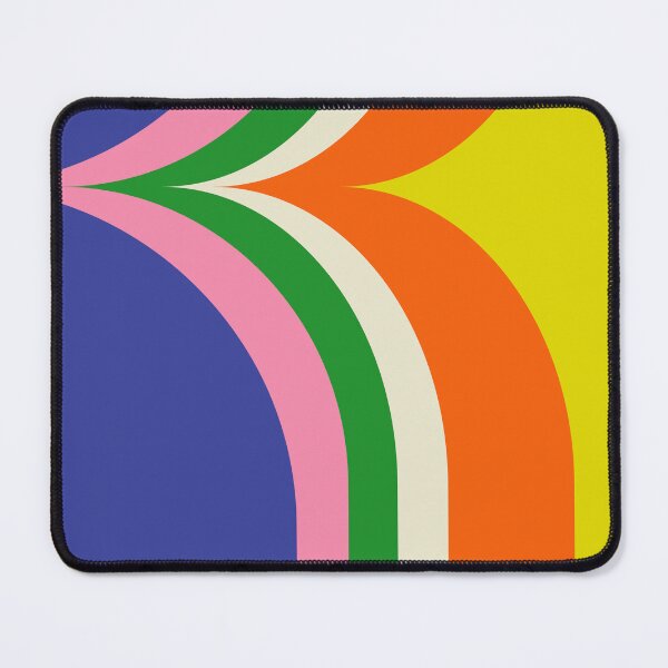 Item preview, Fun Bold Colorful Retro Curves Abstract designed and sold by kierkegaard.