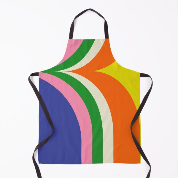 Item preview, Fun Bold Colorful Retro Curves Abstract designed and sold by kierkegaard.