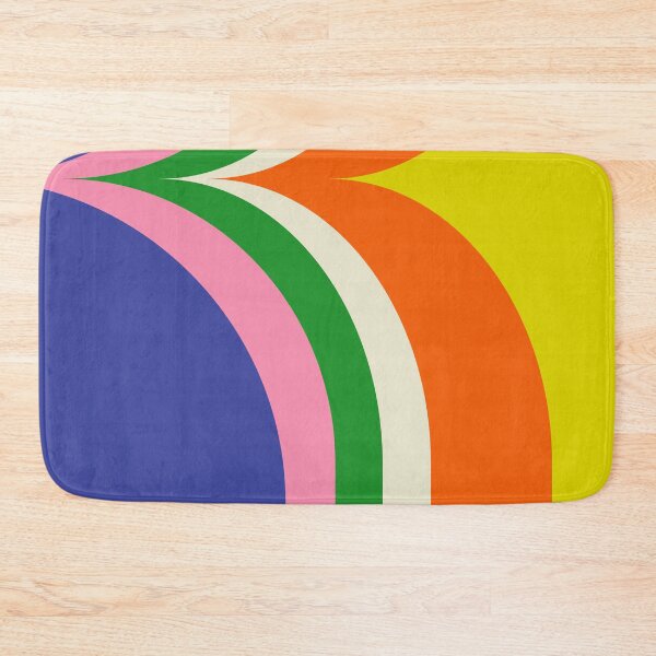 Item preview, Fun Bold Colorful Retro Curves Abstract designed and sold by kierkegaard.