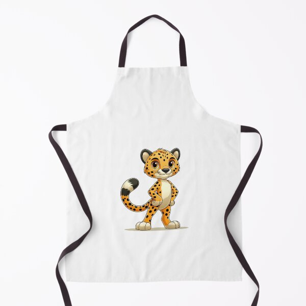 Item preview, A cheerful cartoon leopard character with a playful expression and colorful fur pattern. designed and sold by cave-canvas.