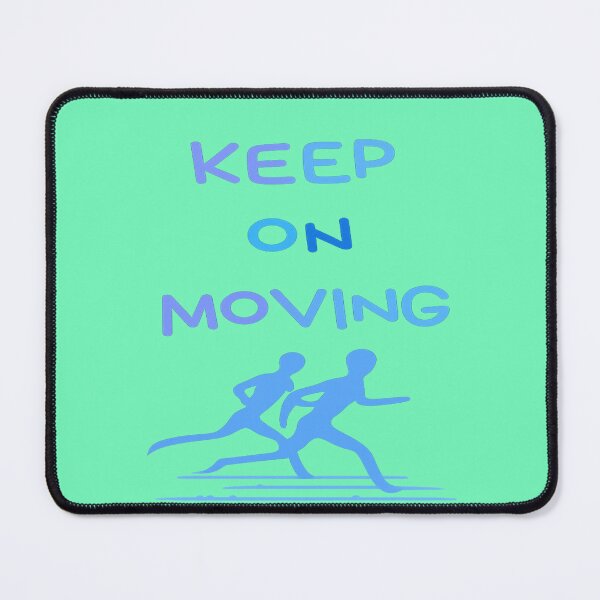 Item preview, KEEP ON MOVING – Dynamic Fitness & Motivation Graphic designed and sold by StorySeller85.