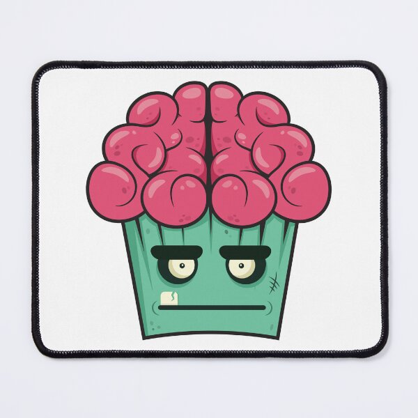 Item preview, Zombie Cupcake Brains Aqua Green designed and sold by Captain Creative.