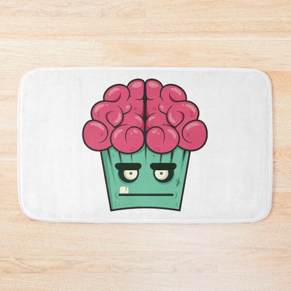 Item preview, Zombie Cupcake Brains Aqua Green designed and sold by Captain Creative.