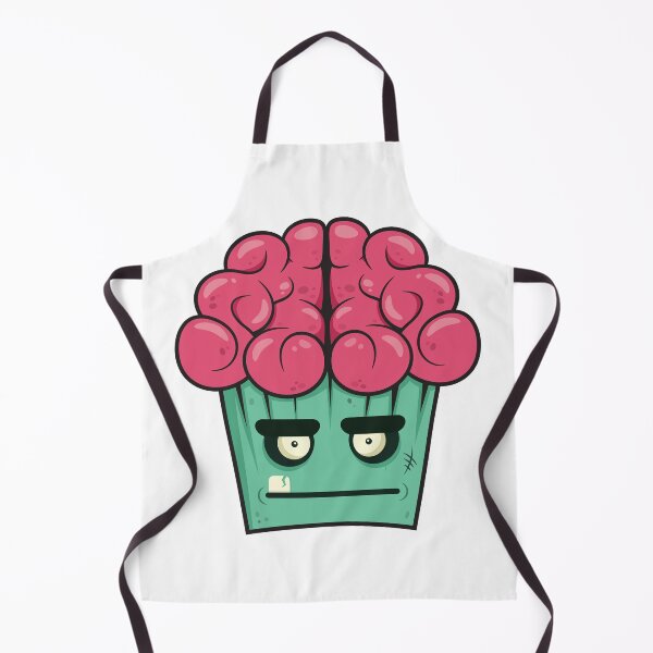 Item preview, Zombie Cupcake Brains Aqua Green designed and sold by Captain Creative.