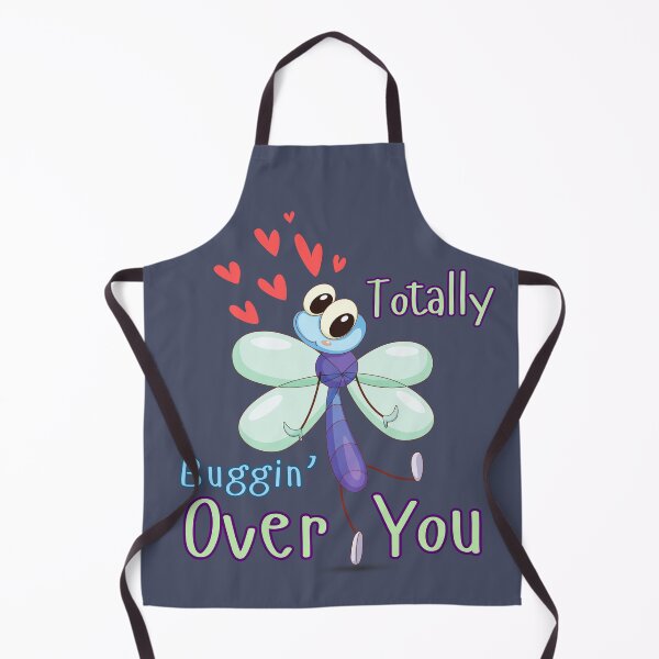 Item preview, Funny "Totally Buggin' Over You" Dragonfly Romance designed and sold by ChathuStrokes.