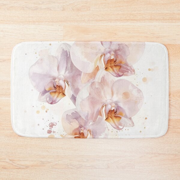 Item preview, Orchid Watercolor Wall Art – Soft Floral Botanical Home Decor designed and sold by sana designer.