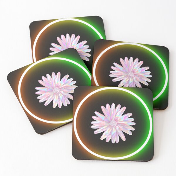 Item preview, Iridescent Holographic Bloom – Y2K Aesthetic Aura Flower designed and sold by SolutionsArt.