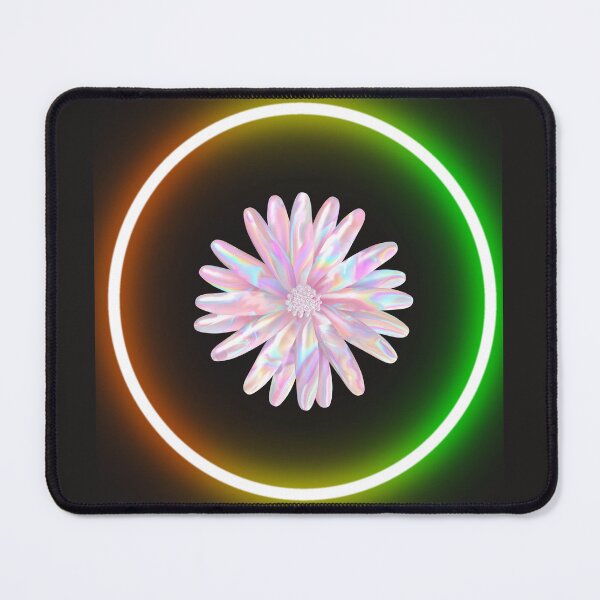 Item preview, Iridescent Holographic Bloom – Y2K Aesthetic Aura Flower designed and sold by SolutionsArt.
