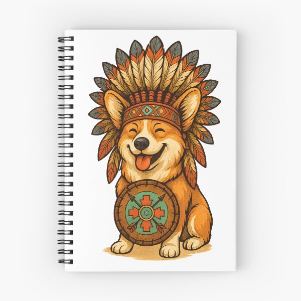 Item preview, Corgi Warrior T-Shirt – Happy Dog with Tribal Shield Illustration designed and sold by AnimalMarvels.