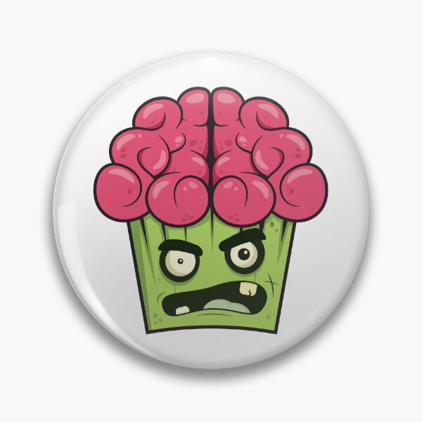Item preview, Zombie Cupcake Brains Green designed and sold by Captain Creative.