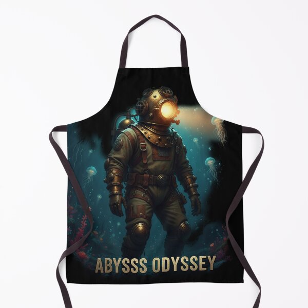 Item preview, Abyssal Silence - Deep Sea Explorer - Dark Ink Art designed and sold by BounoWorld.