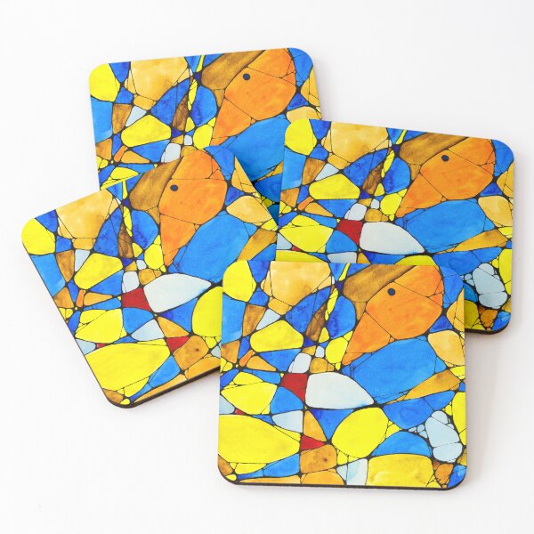 Item preview, abstract cell pattern designed and sold by Beronise.