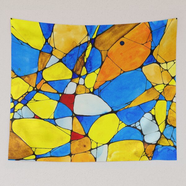 Item preview, abstract cell pattern designed and sold by Beronise.