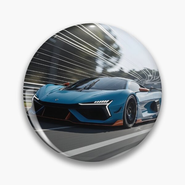 Artikelvorschau, Hypercar auf der Rennstrecke – Rennwagen-Poster entworfen und verkauft von Motorline44.