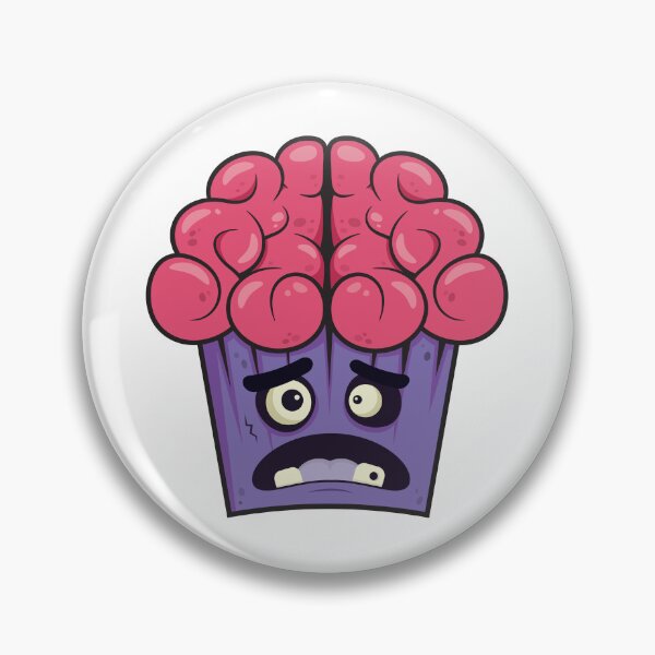 Item preview, Zombie Cupcake Brains Purple designed and sold by Captain Creative.