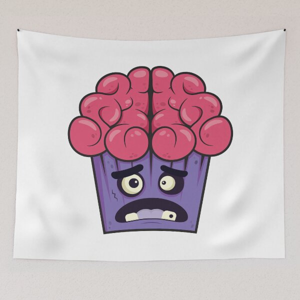 Item preview, Zombie Cupcake Brains Purple designed and sold by Captain Creative.