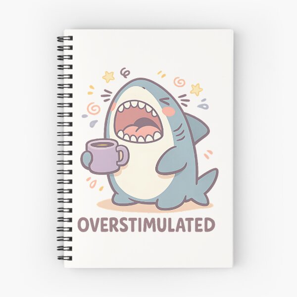 Item preview, OVERSTIMULATED SHARK designed and sold by sollunadesignns.