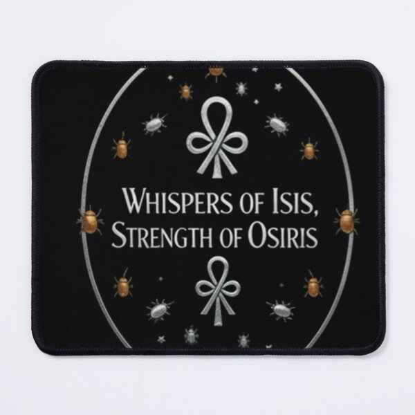 Item preview, Isis & Osiris Eternal Love - Ancient Egyptian Emerald & Silver Alchemy Art designed and sold by Fatomfatom.