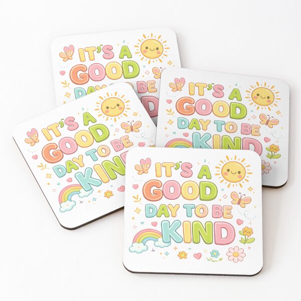 Item preview, It’s a Good Day to Be Kind Cute Cheerful Positive Quote designed and sold by HumansStuck12.