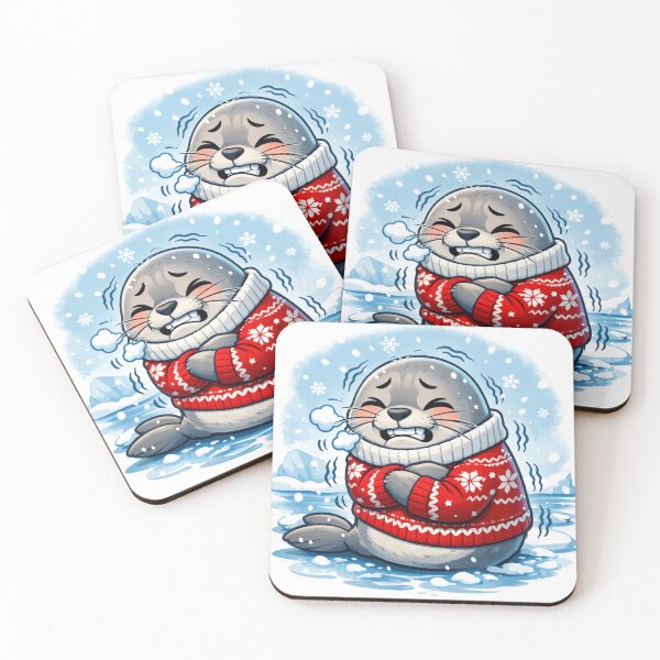 Item preview, A Shivering Seal in a Sweater designed and sold by 108Seals.